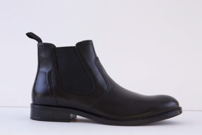 DUBARRY Darlan Mens Pull On Gusset Chelsea Boot - Black Leather