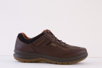 GRI SPORT ARRAN Wide Fitting Lace Comfort Walking Shoe - Brown Leather