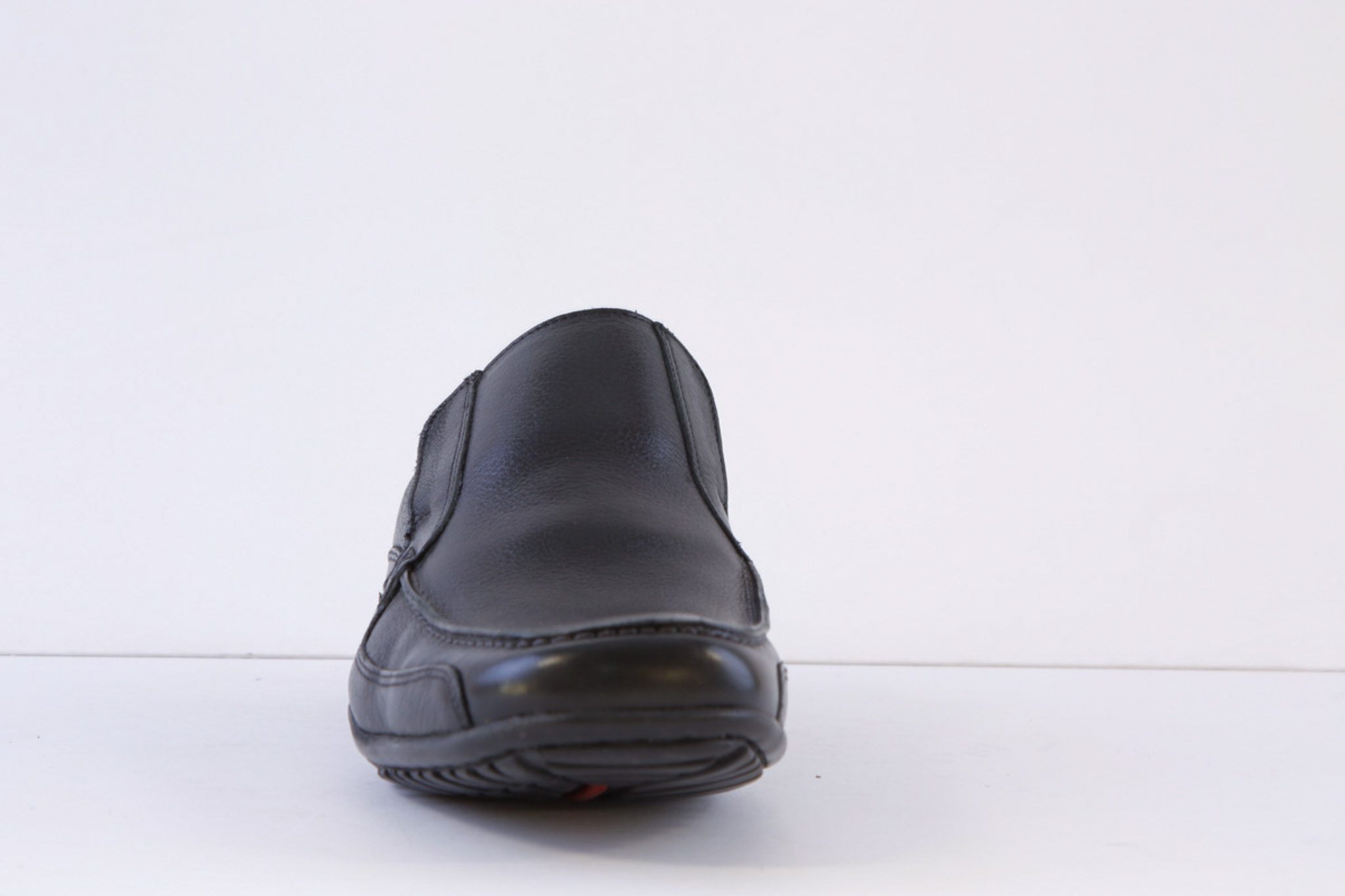 ANATOMIC GEL Parati Mens Slip On Shoes (969610) - Black Leather - Image 7