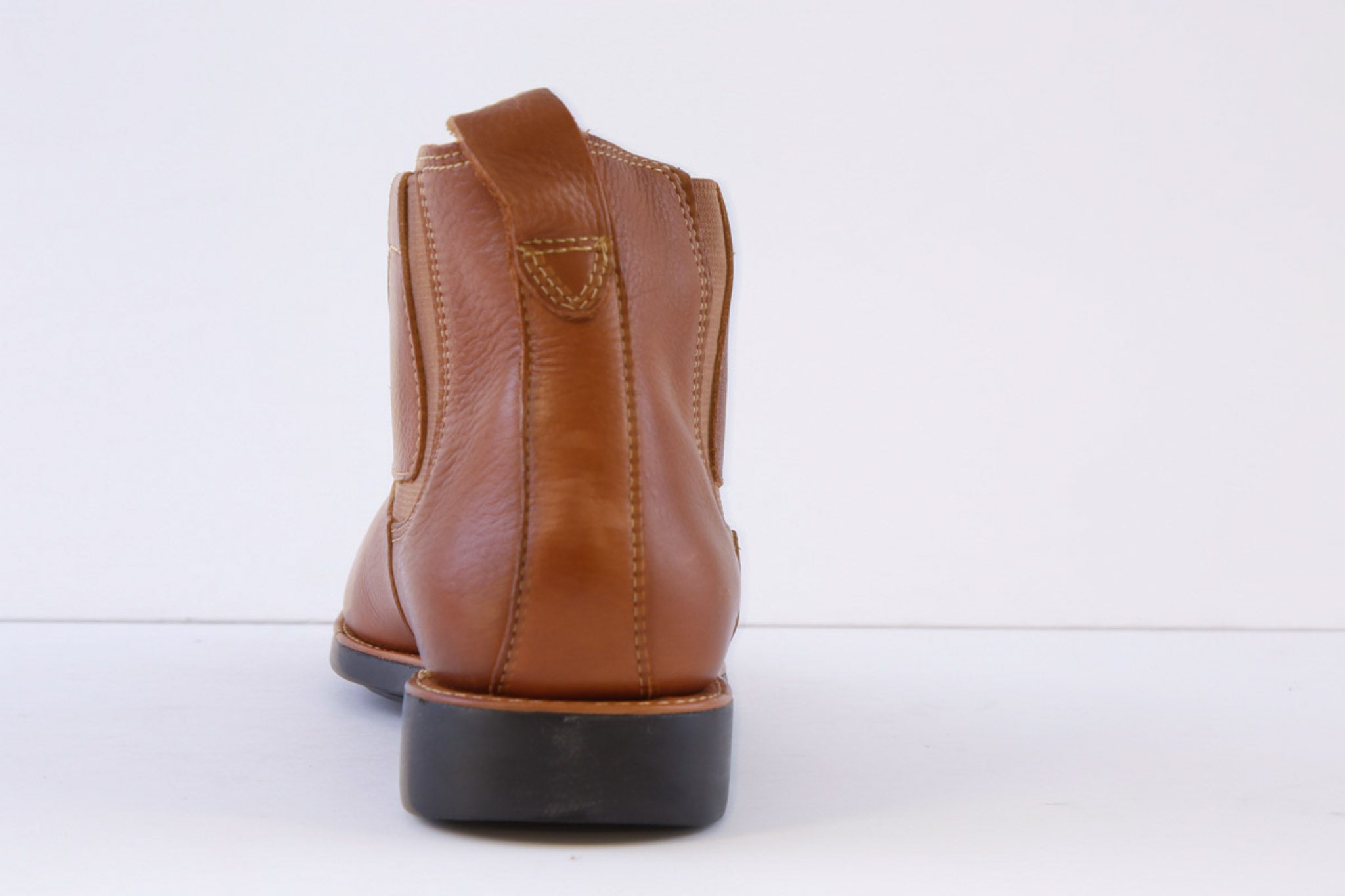 ANATOMIC GEL - NATAL Tan Leather Pull On Chelsea Boot - Image 7