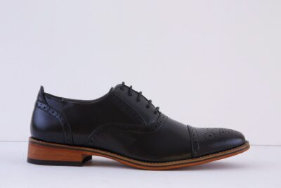 GOOR - M516A Black Lace Up Brogue Style Formal Shoe