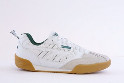 HI-TEC T640G White Leather/Suede Lace Squash Trainer