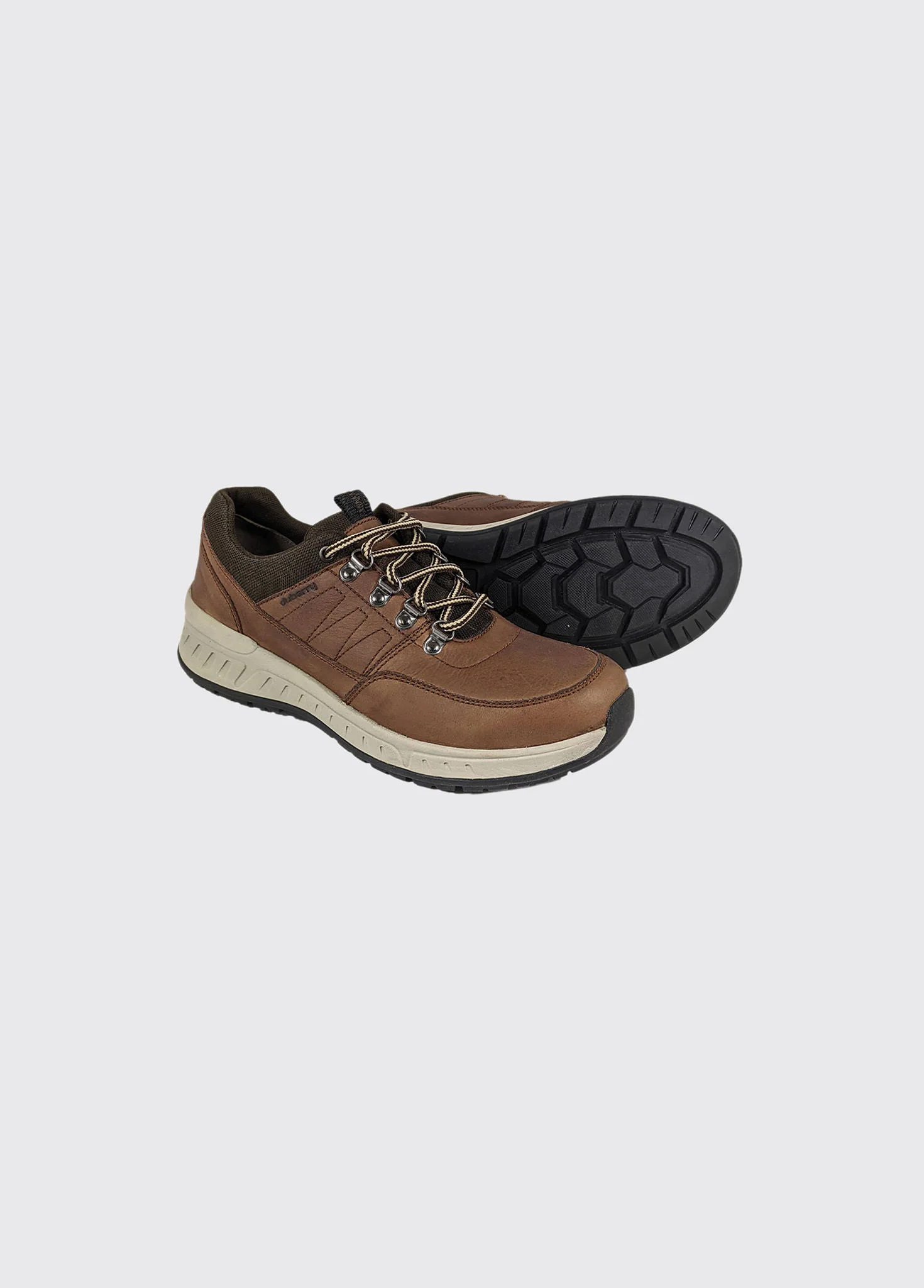 DUBARRY Samuel Lace Casual Shoe - Brown Leather - Image 3