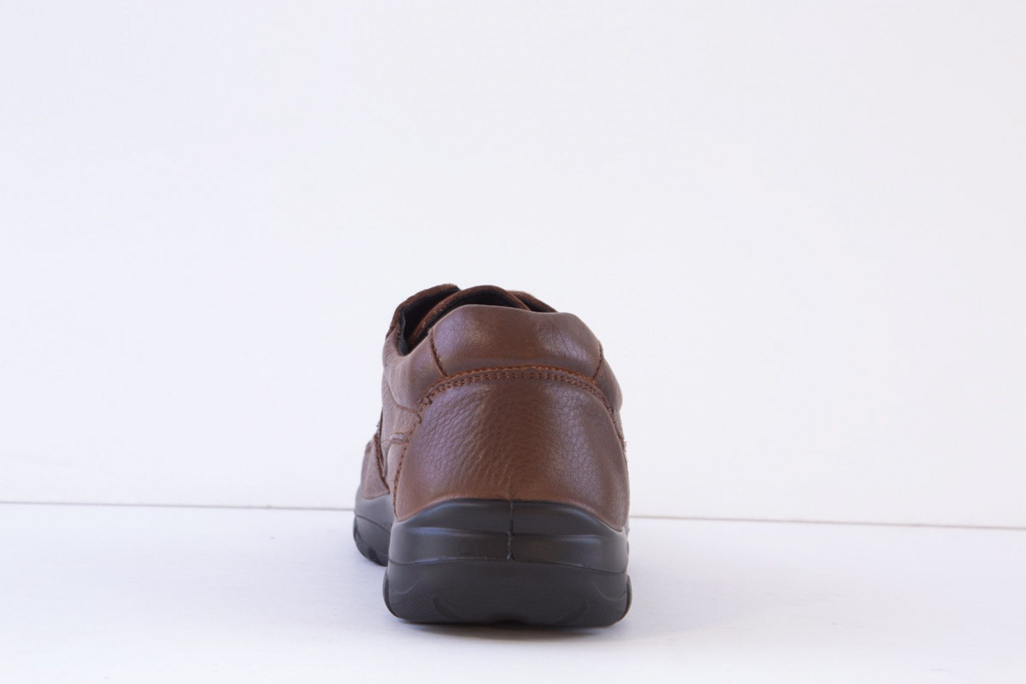G-COMFORT A-7825C Wide Fitting Lace Tan Leather Shoe - Image 4