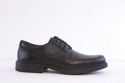 FLUCHOS 9579 Clipper Lace Up Shoe - Black Leather