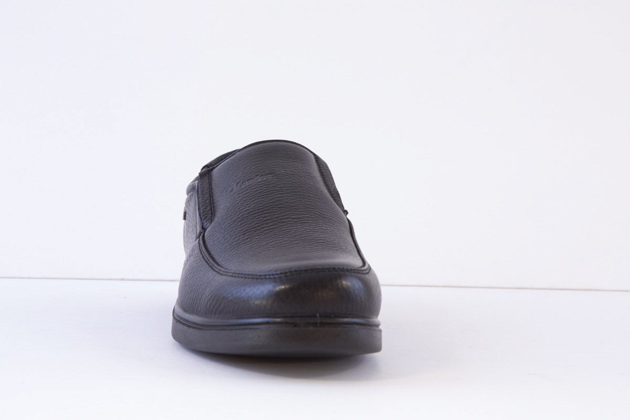 G-COMFORT A-905S Wide Fitting Leather Slip On Shoe Black - Image 3