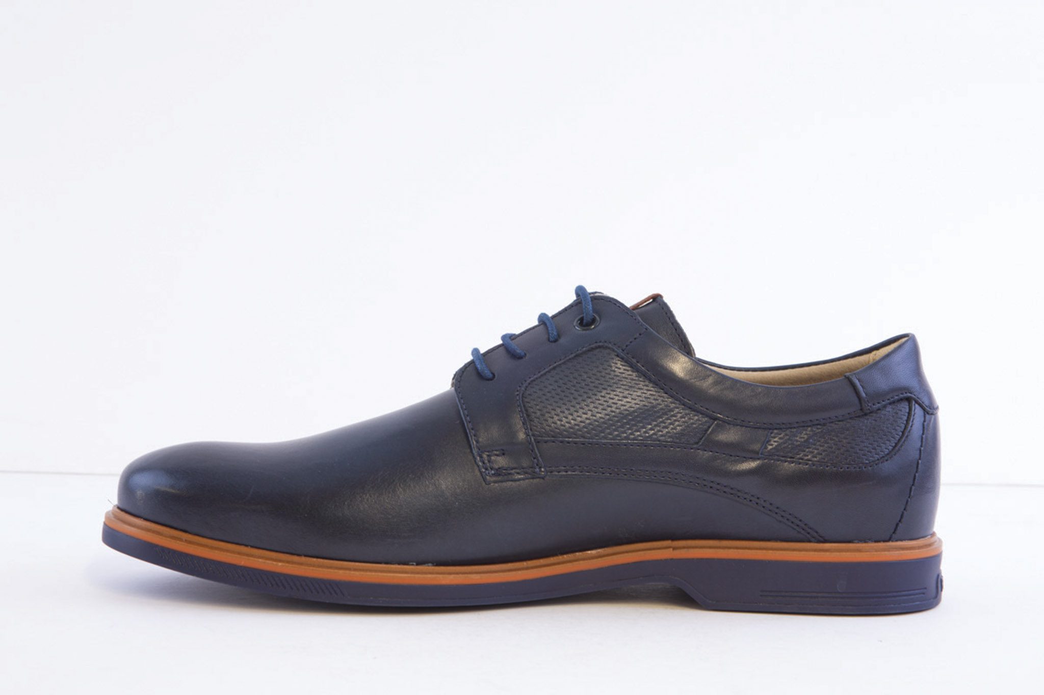 FLUCHOS - F1744 Oceano Navy Leather Smart Lace Shoe - Image 2
