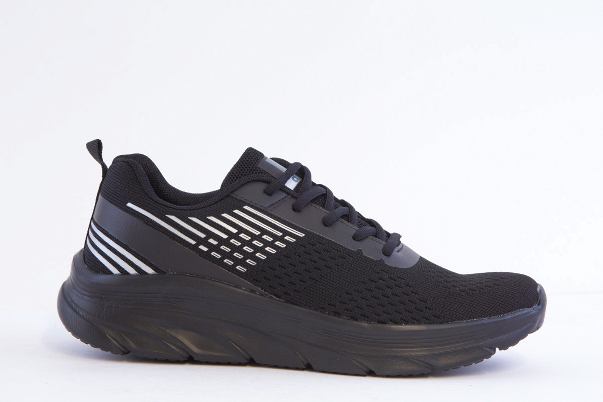 Rdek T756A Black Flyknit Mesh Trainer