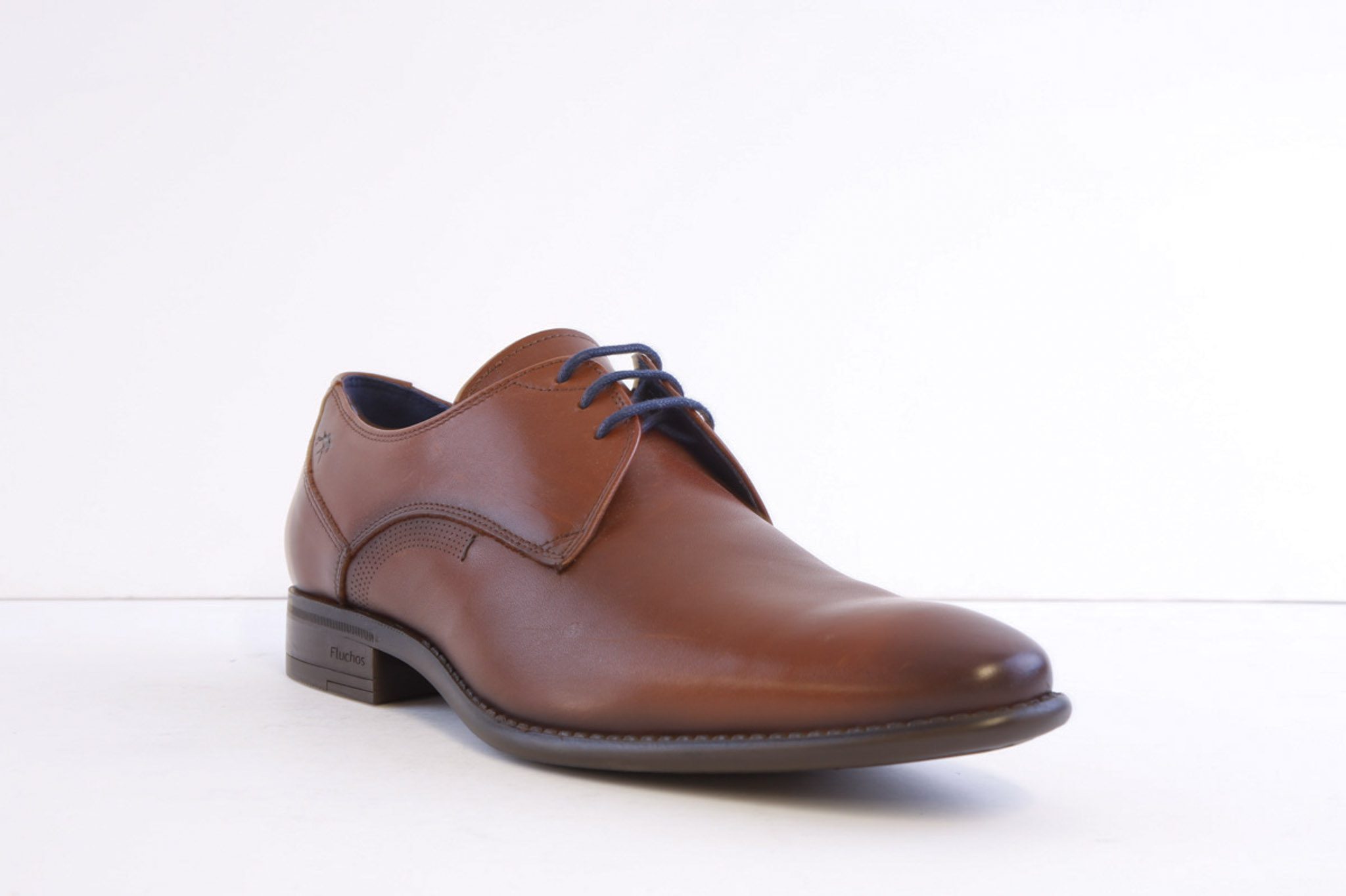 FLUCHOS F0842 - Adam Lace Formal Shoe Tan Leather - Image 5
