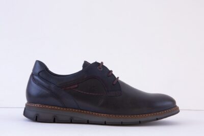 Fluchos Kiro (F0974) - Lace Up Navy Leather Smart Casual Shoe