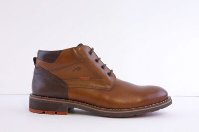 Fluchos F1341 Terry Leather Lace Up Ankle Boot - Tan/Brown