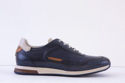 Fluchos- F2186 Mens Lace Smart Casual Shoe - Navy Leather