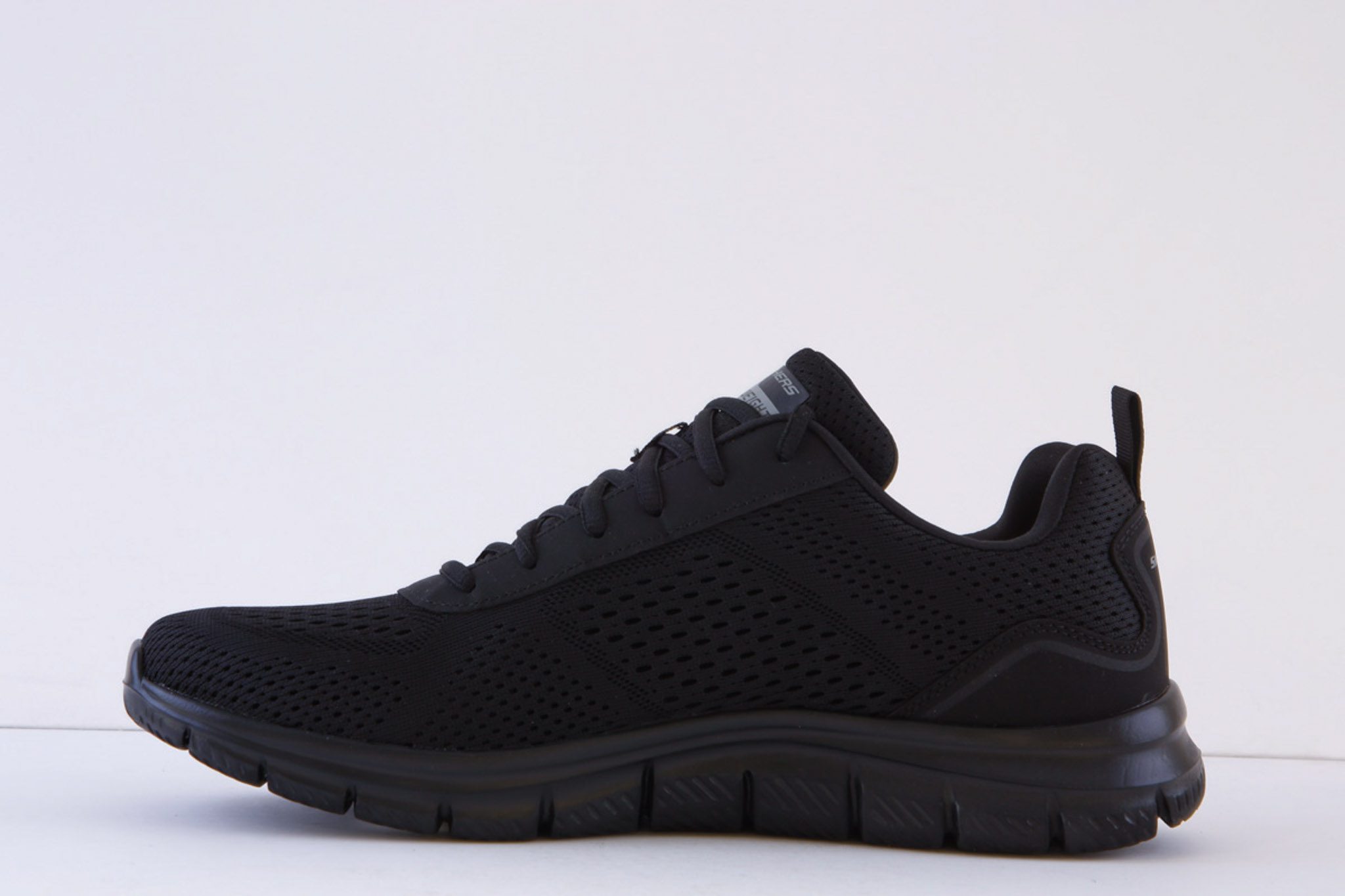 Skechers 232758 Track Leshur Lace Up Trainer - Black - Image 2