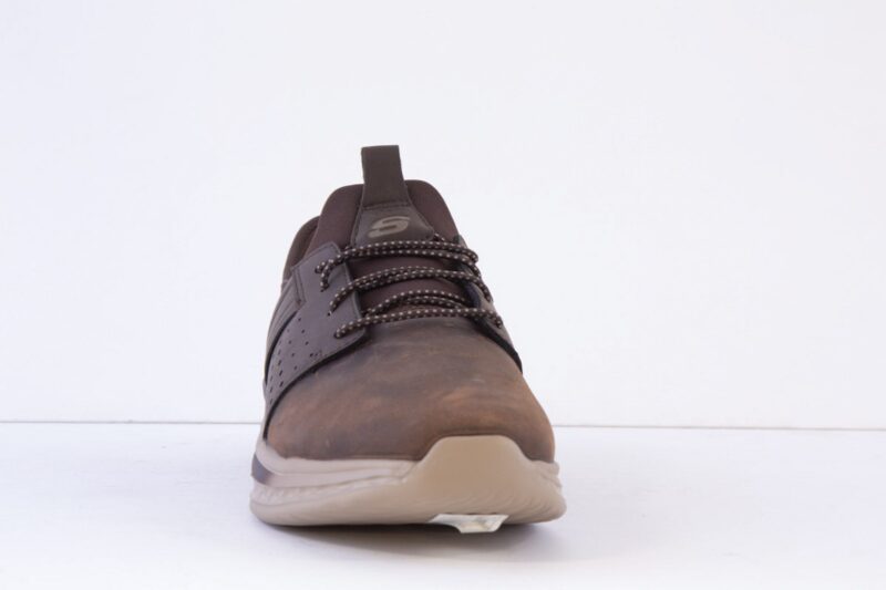 Skechers 210828 Relaxed Wide Fit Slip-Ins Brown Shoe