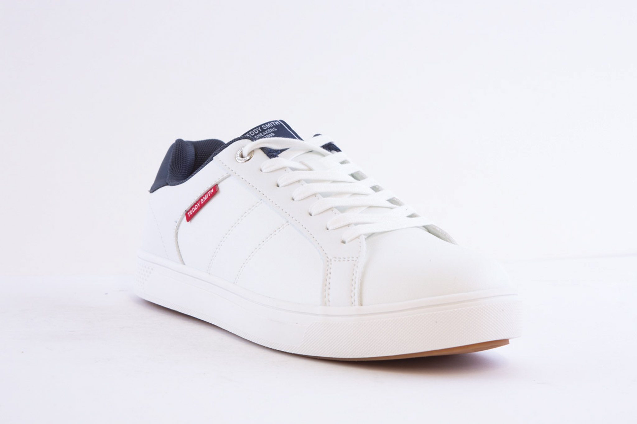 Teddy Smith 120307 White Lace Casual Trainer - Image 5