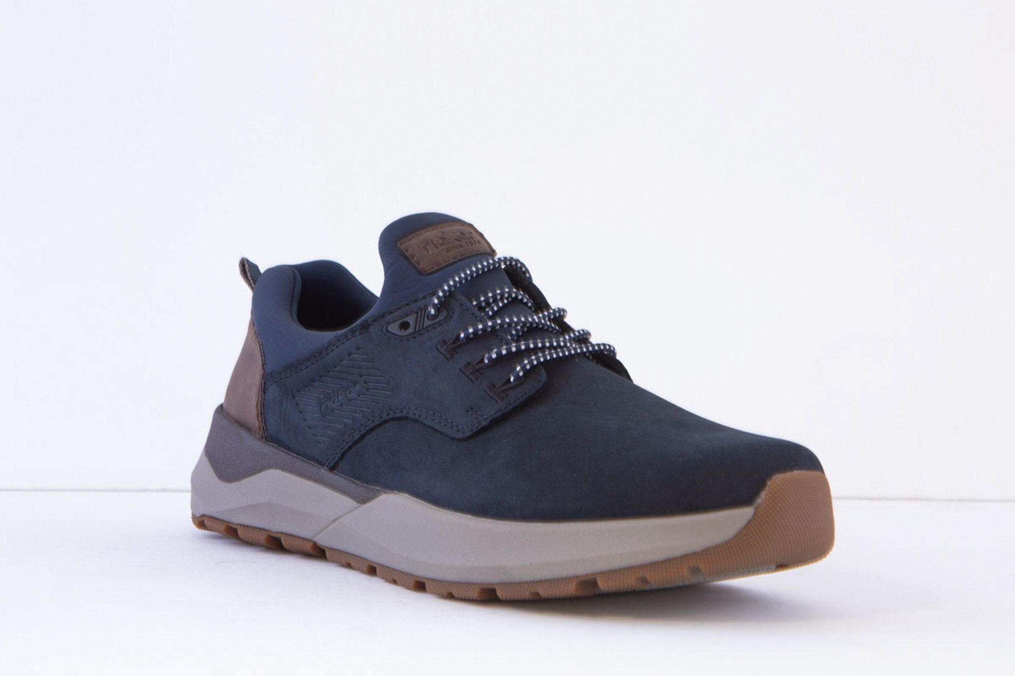 Rieker (06050-14) Mens Navy Wide Fit Slip On Casual Shoe - Image 6