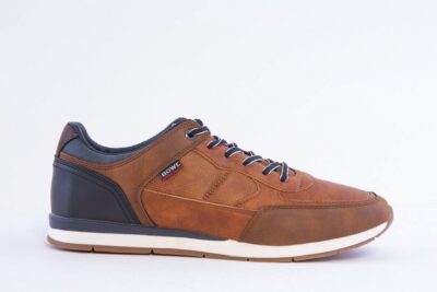 Tommy Bowe - Devlin Camel Lace Up Casual Shoe