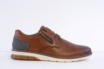 Rieker 14412-24 Brown Leather Laced Shoe