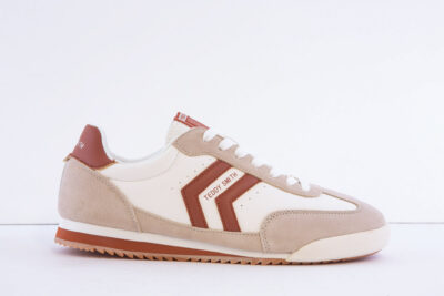 Teddy Smith 12050301 White/Beige Laced casual Trainer