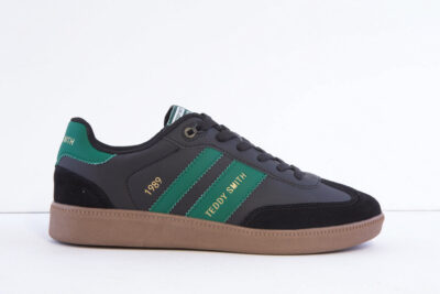 Teddy Smith 12023606 Black/Green fashion Lace Trainer