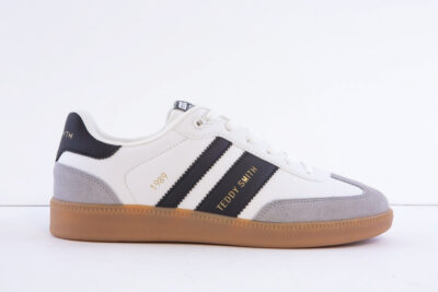 Teddy Smith 12023608 White/Black Lace Trainer