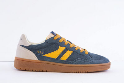 Teddy Smith 12059501 Navy/Orange Lace fashion Trainer