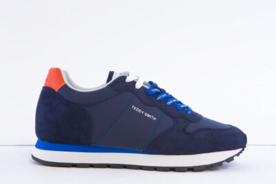 Teddy Smith 12016203 Navy/Blue Lace fashion Trainer