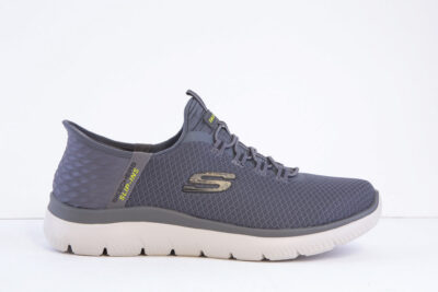 Skechers 2321457W-Char grey extra wide slip ins