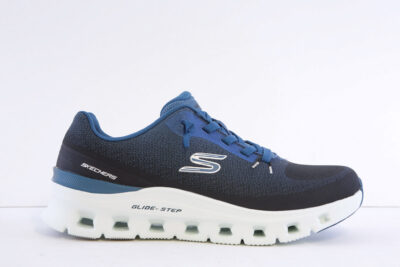 Skechers 233132/Bkbl Blue and black comfort trainer