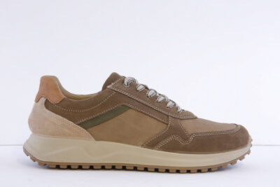 Imac 1032002 beige smart casual comfort laced trainer