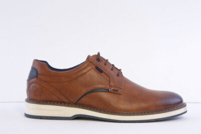 Lowkey Andorra-Tan tan smart casual laced shoe