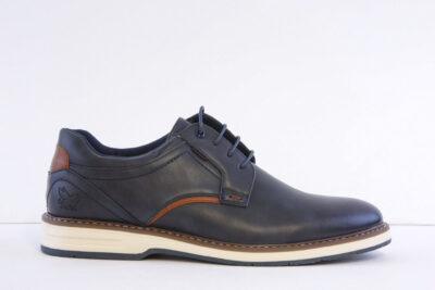 Lowkey Andorra-Navy navy smart casual laced shoe