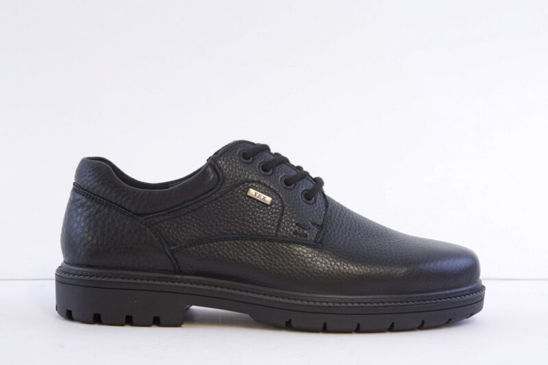 G-Comfort 959-1S Black Leather smart casual Laced comfort Shoe