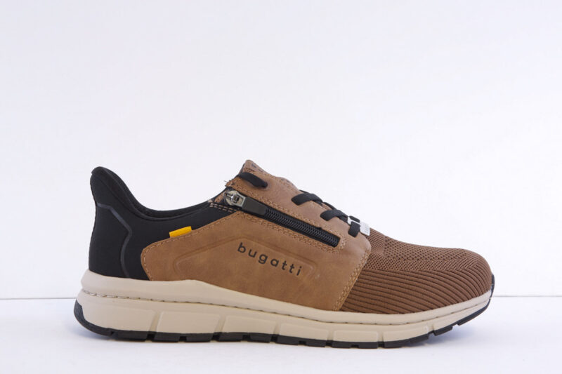 Bugatti 332-AOS05-6950-6310 brown/taupe Laced comfort Trainer