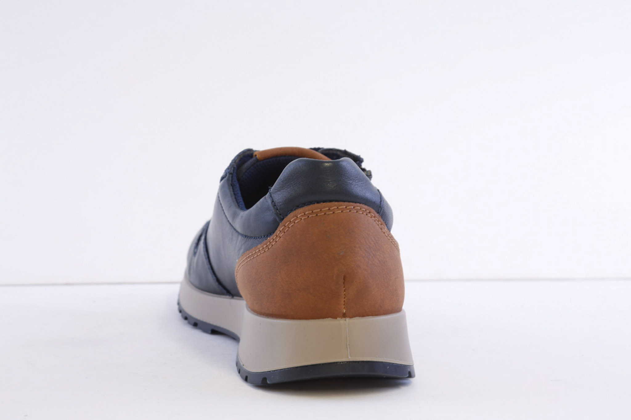 Imac 103040 Nvy Navy leather Laced Comfort trainer - Image 4