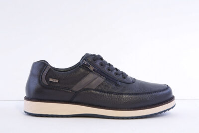 G-Comfort 1727L Navy Leather Lace Comfort Waterproof Trainer