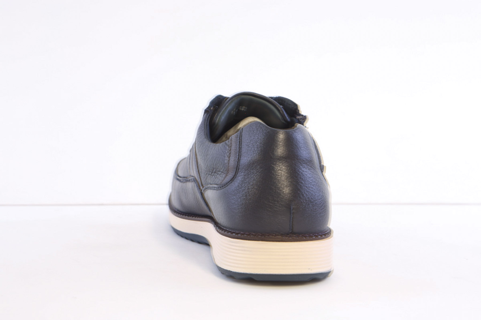 G-Comfort 1727L Navy Leather Lace Comfort Waterproof Trainer - Image 4