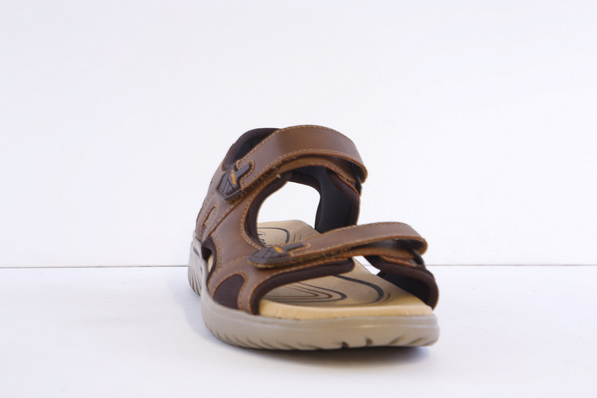 Rieker 26455-22 Brown velcro comfort sandal - Image 3