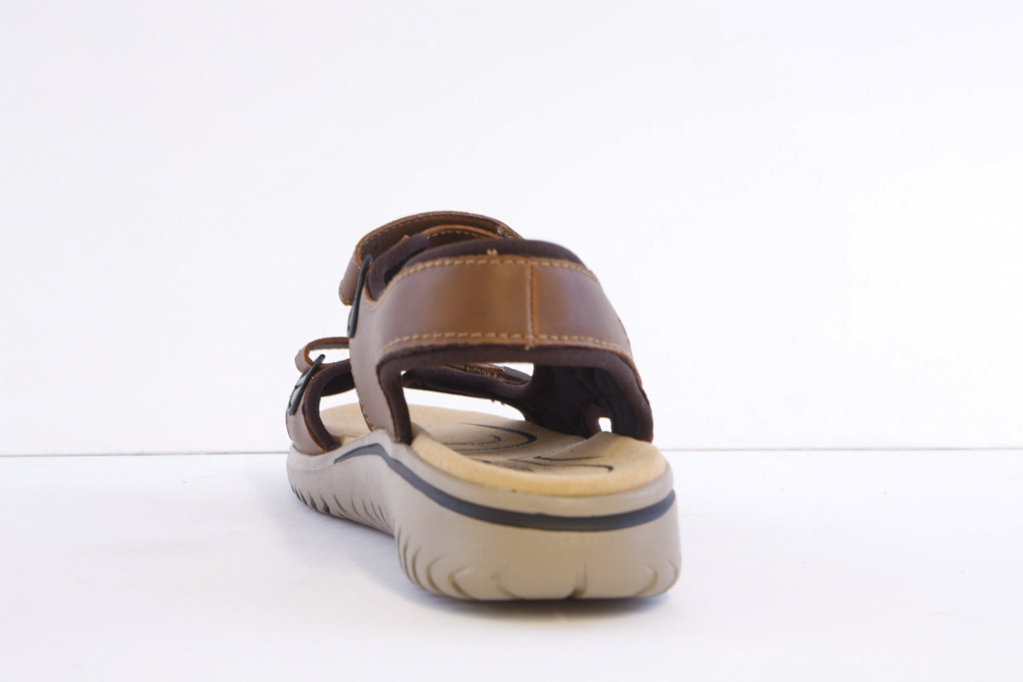 Rieker 26455-22 Brown velcro comfort sandal - Image 4