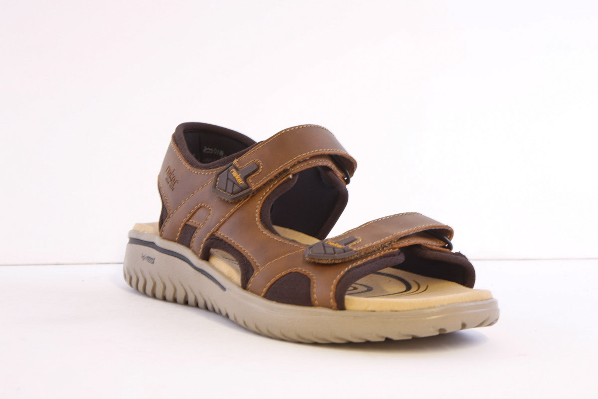 Rieker 26455-22 Brown velcro comfort sandal - Image 5