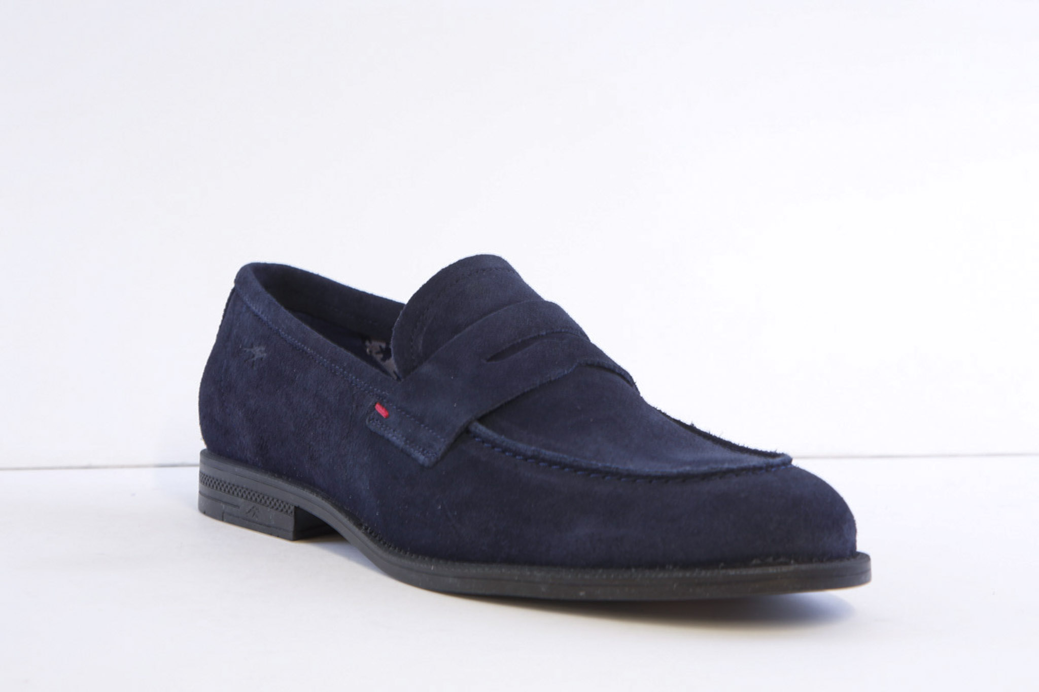 Fluchos F0824 Navy Suede Formal Loafer - Image 5