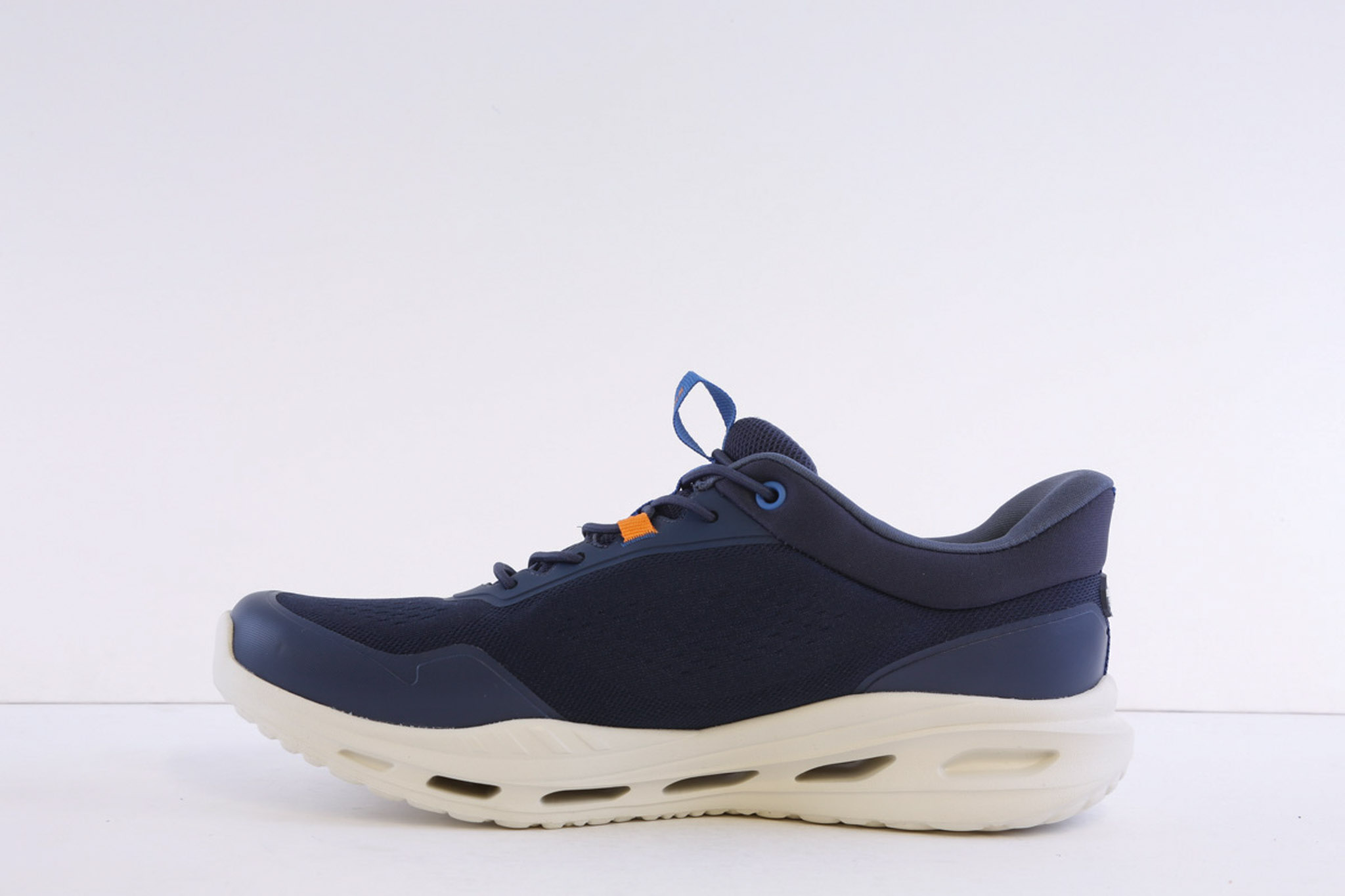 Skechers 211319-Nvy Navy arch fit mock lace slip in trainer - Image 3