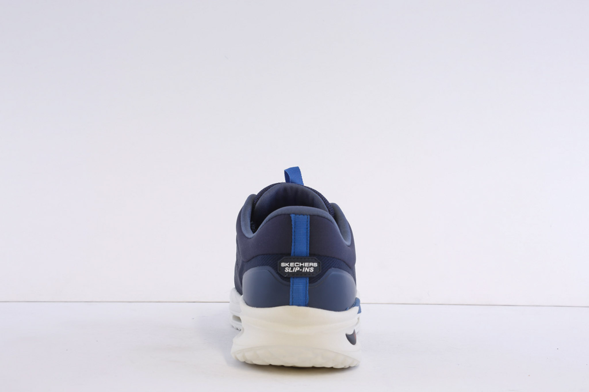 Skechers 211319-Nvy Navy arch fit mock lace slip in trainer - Image 5