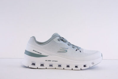 Skechers 233132-Wlb white air cooled mock lace trainer