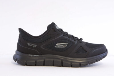 Skechers 233039-Bbk Black Air cooled slip in trainer