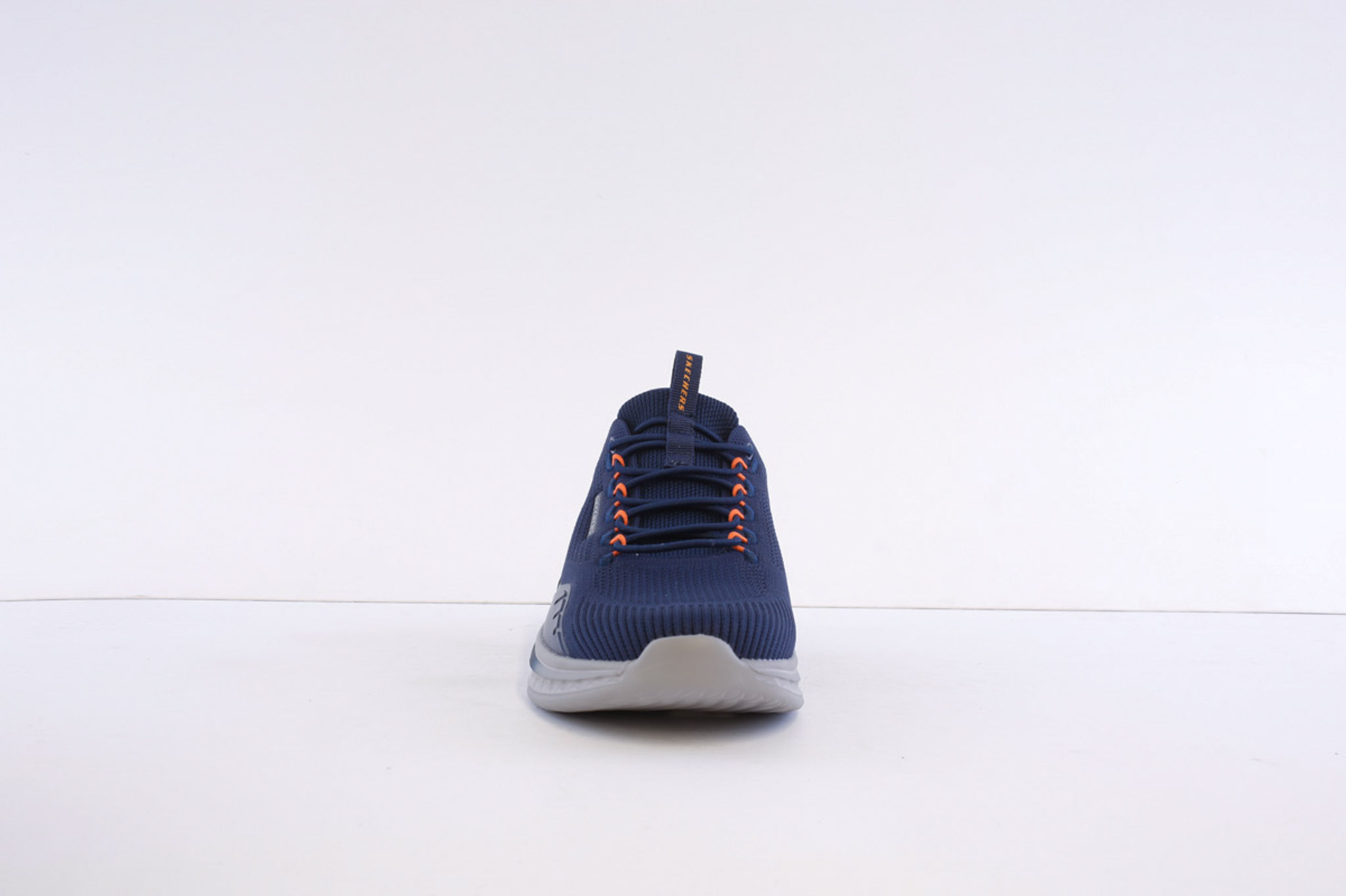 Skechers 211376-Nvy Navy Bungee Laced slip in Trainer - Image 4