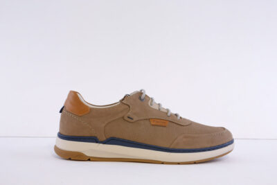 Fluchos F2210 Beige Nubuck Laced Smart Casual Shoe