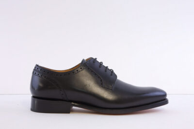 Barker Morriston Black all Leather Formal Laced Shoe
