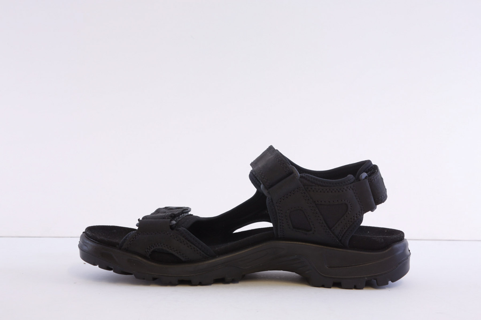 Ecco 822184-02001 blk Black comfort velcro sandal - Image 3
