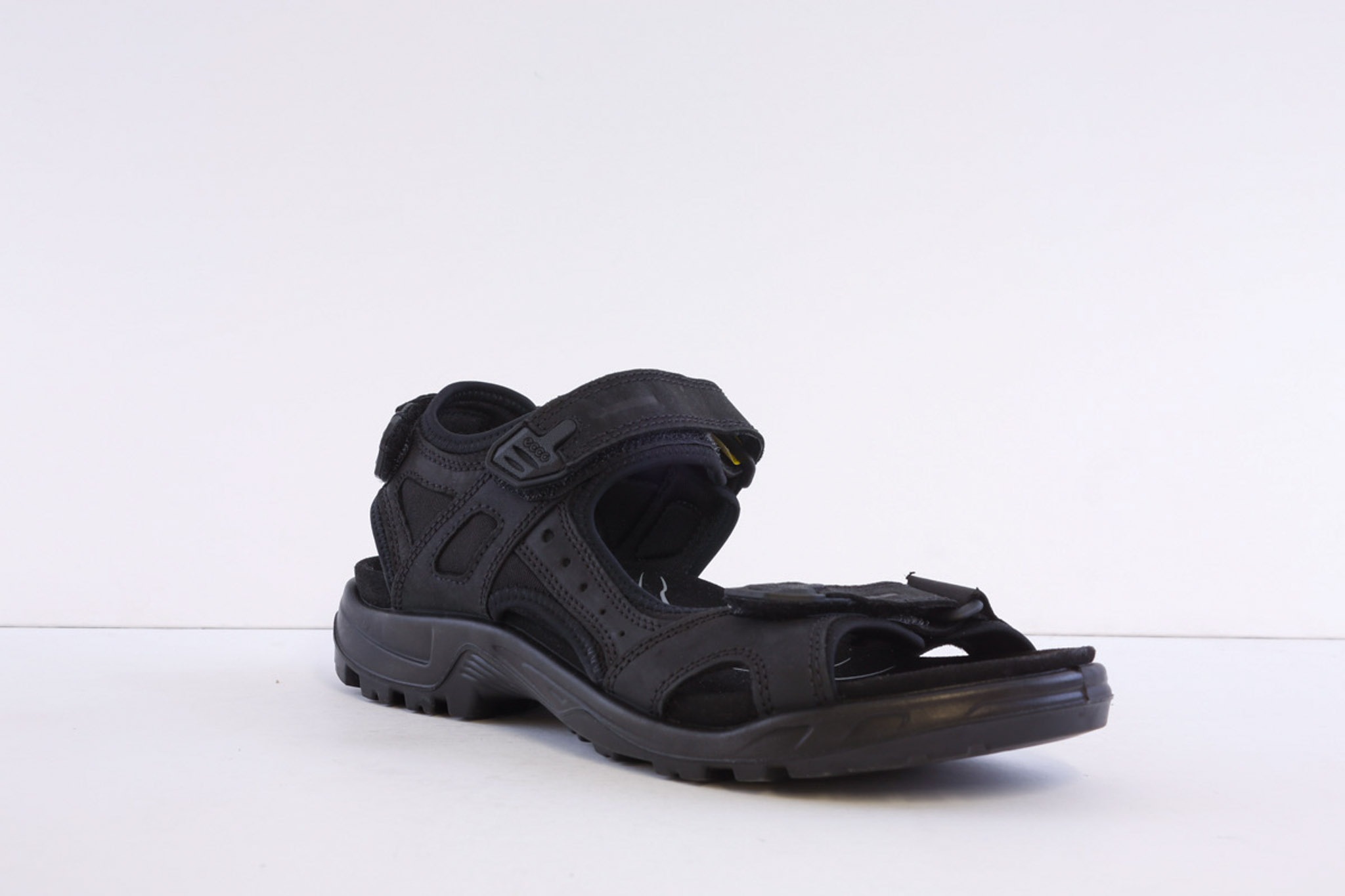 Ecco 822184-02001 blk Black comfort velcro sandal - Image 6
